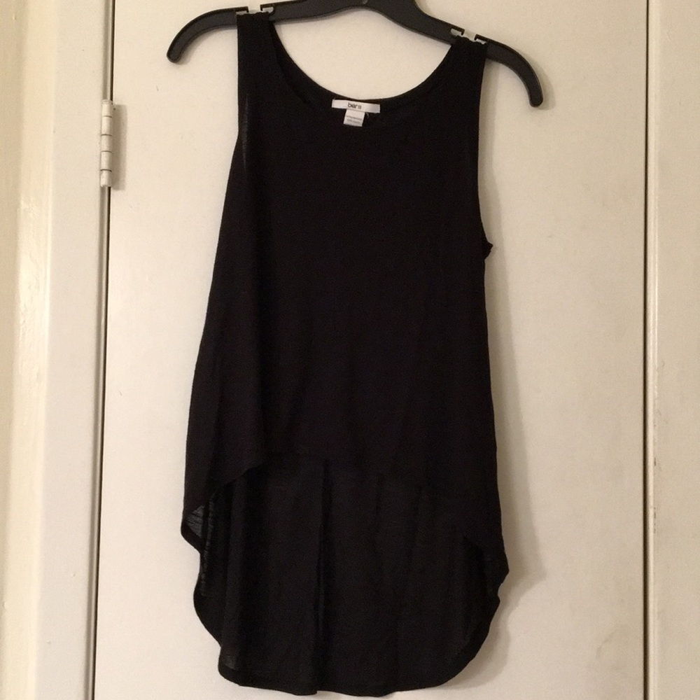 Black Hi-Lo Tank